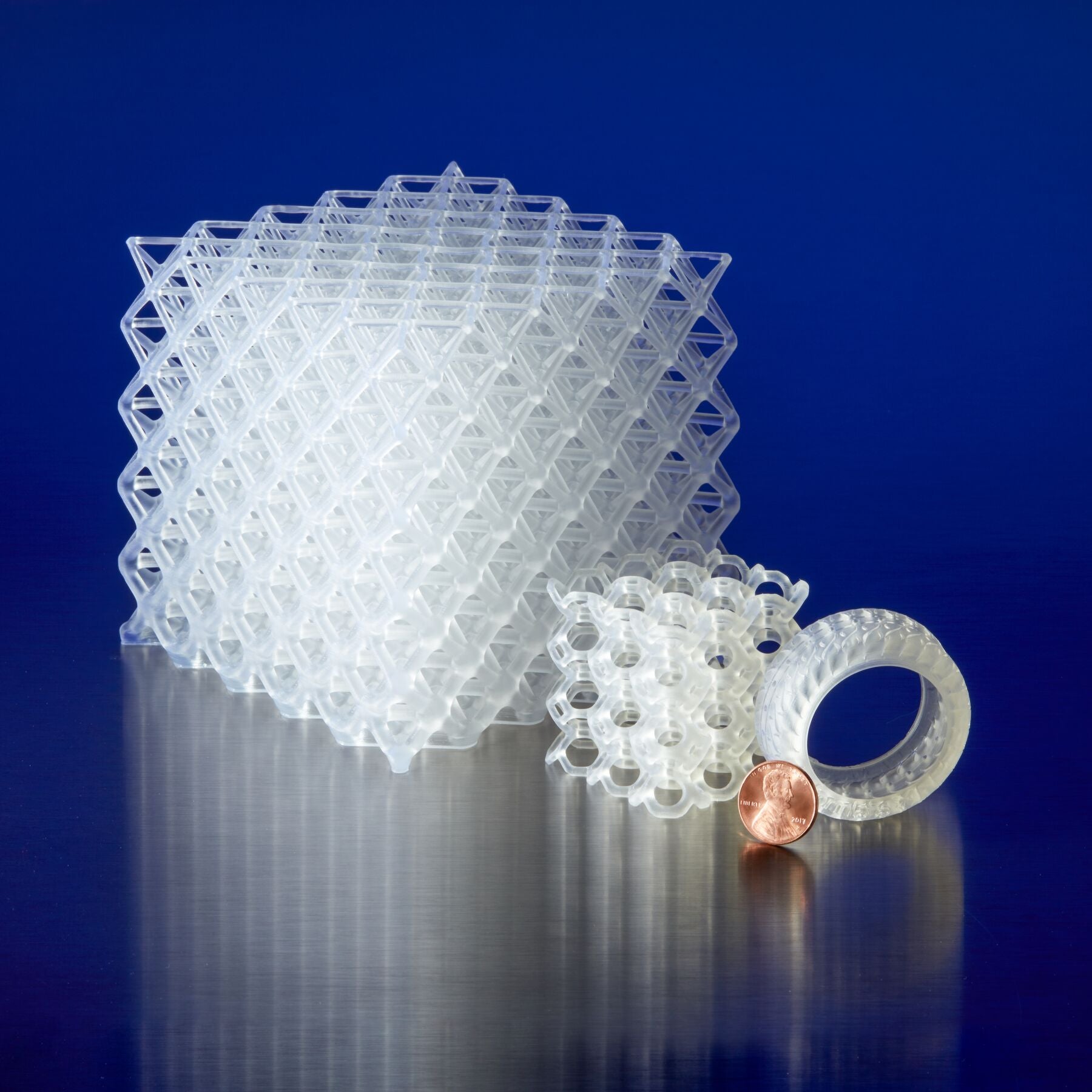 elastic 3d printed parts