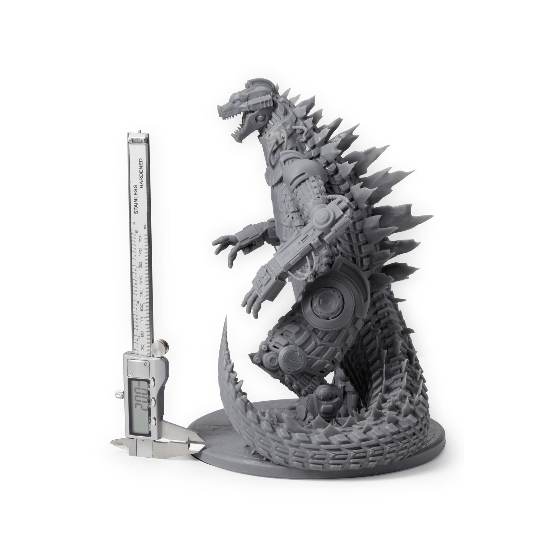 3d printed godzilla