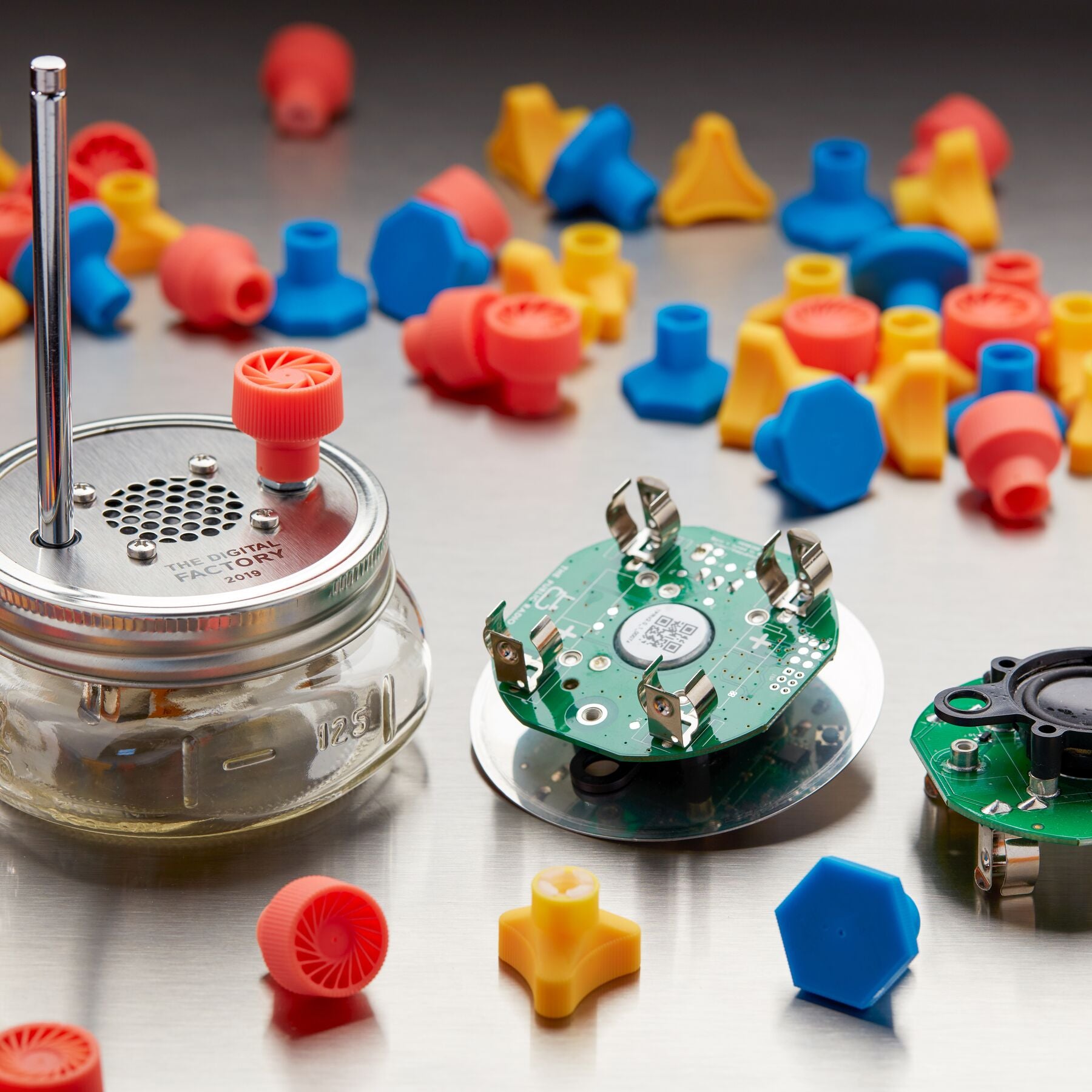 3d printed parts with electronic radios