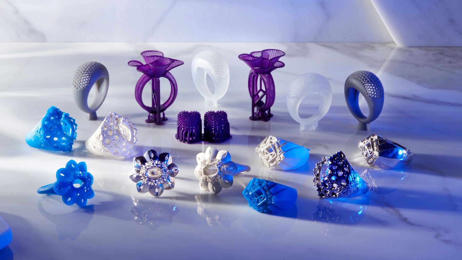 Castable Wax and other Jewellery Resins-sample parts