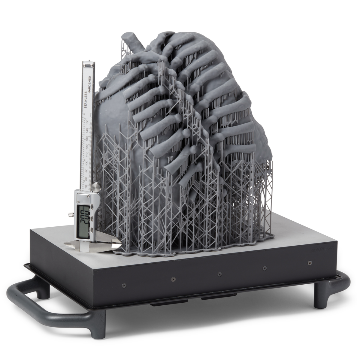 Form 3BL Medical print - body part on build platform