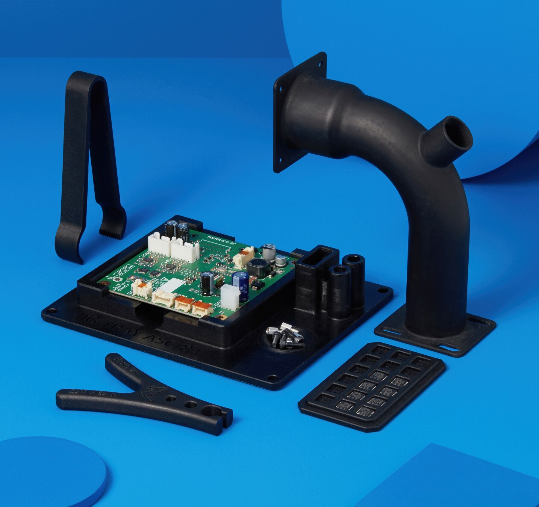 electronically safe 3d printed parts