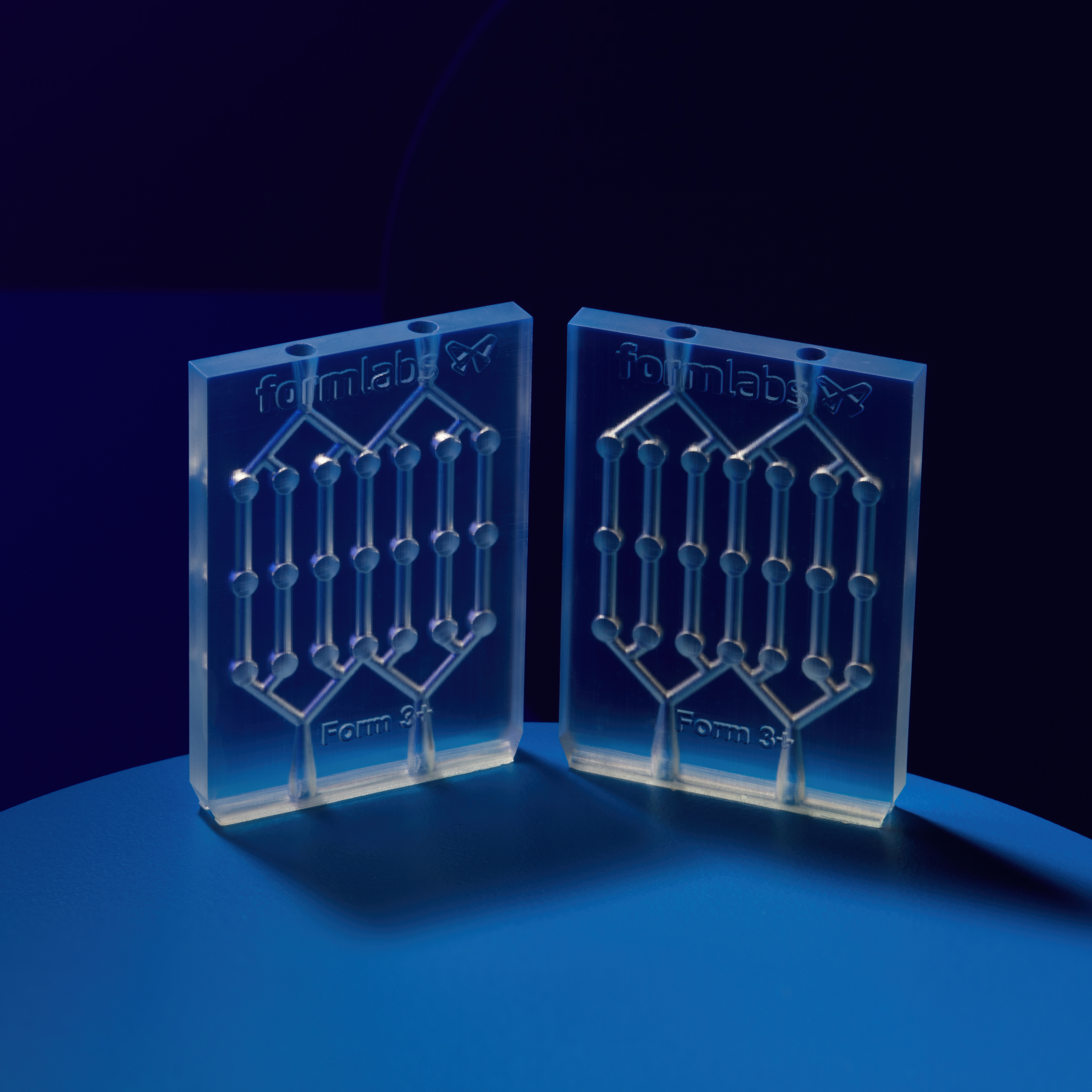 Form 3 clear resin sample part