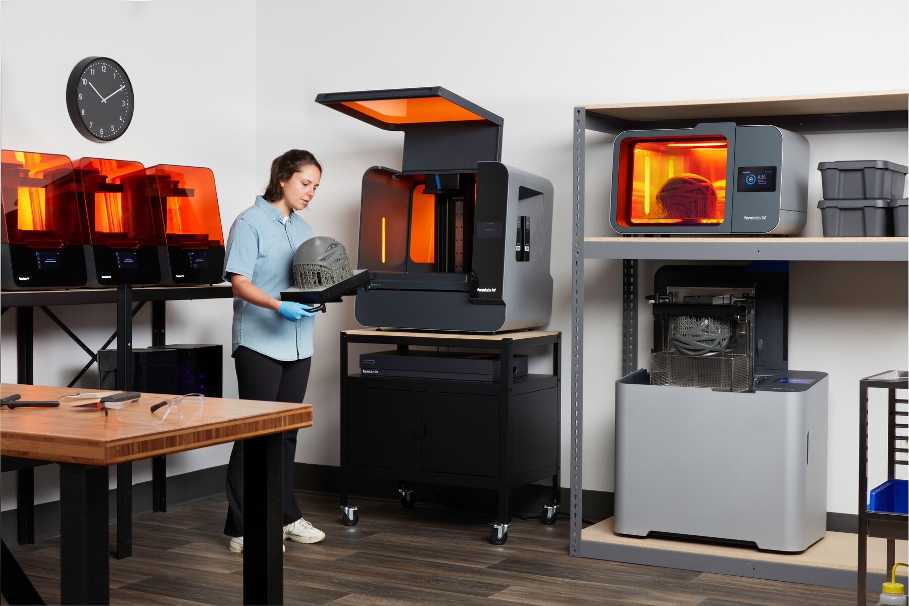 Formlabs Form Wash L being used