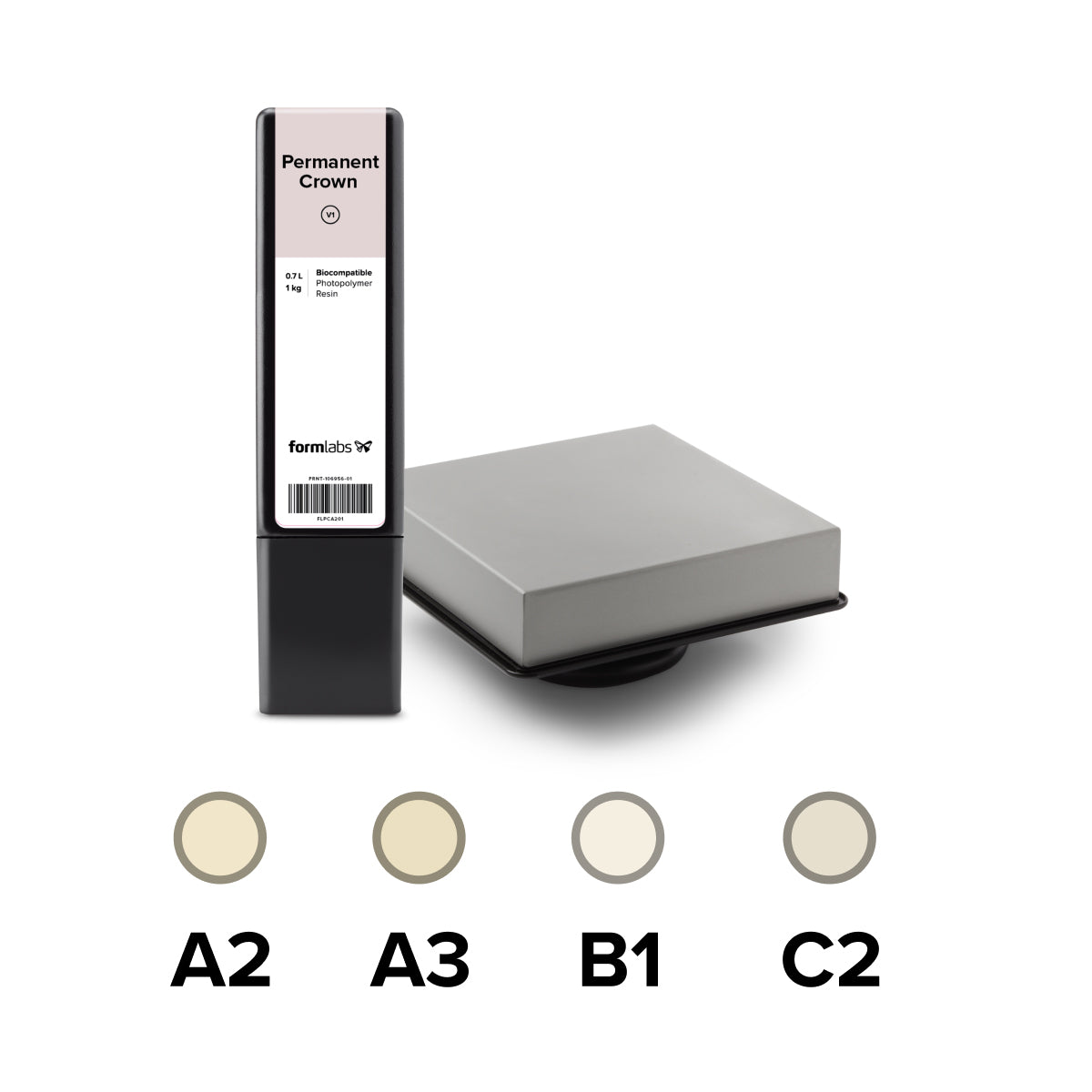 Permanent Crown Resin (Form 3B)