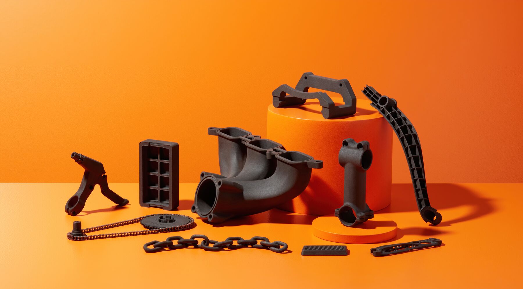 Formlabs 3D Printed parts using nylon 11