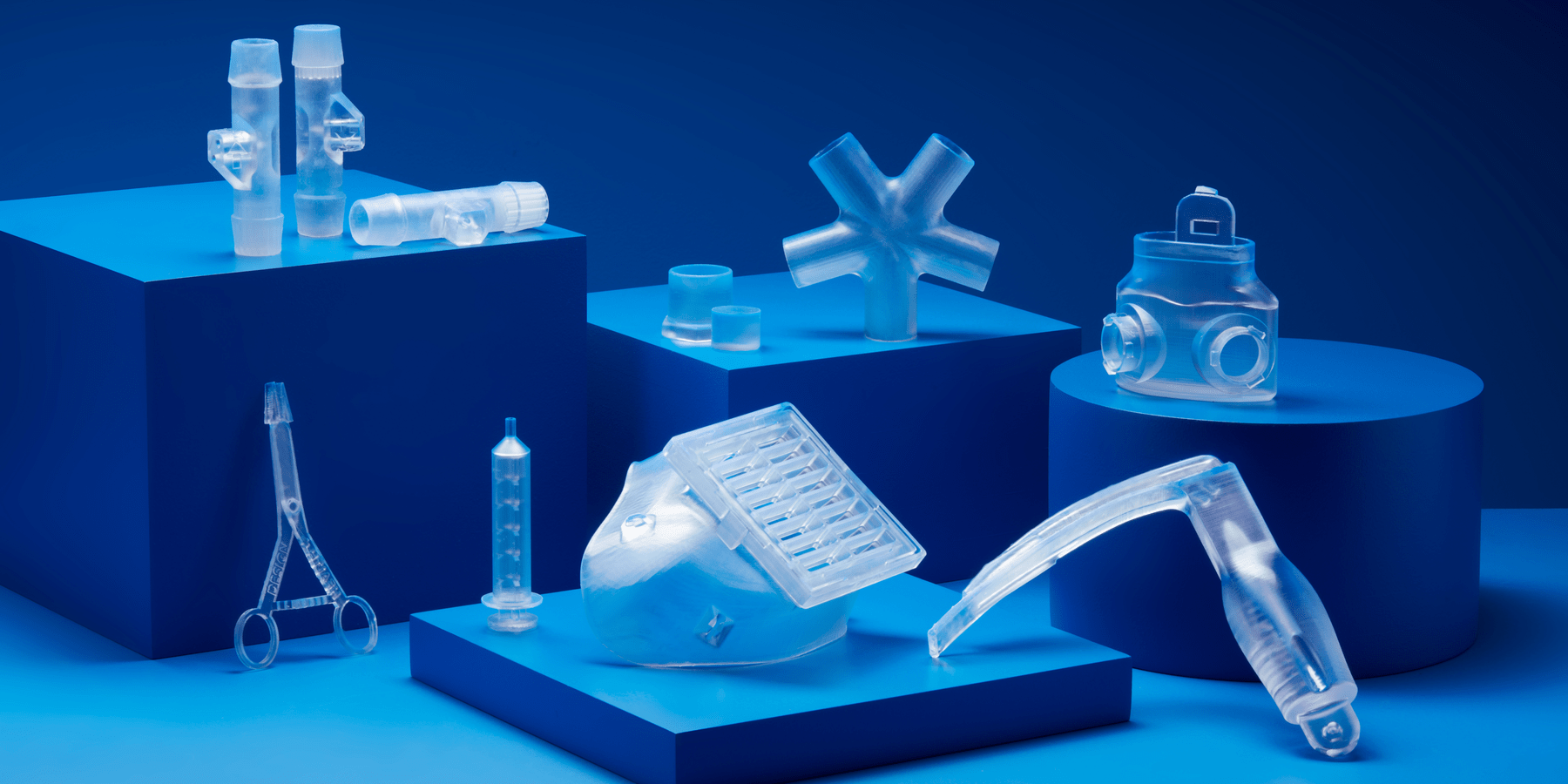 BioMed resin clear sample parts