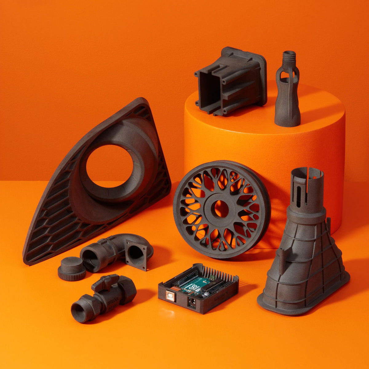 Nylon 12GF sample parts